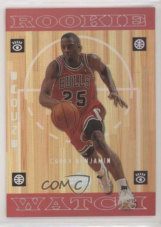 1998-99 Upper Deck Encore Rookie Watch Corey Benjamin #142 Rookie RC 07mp