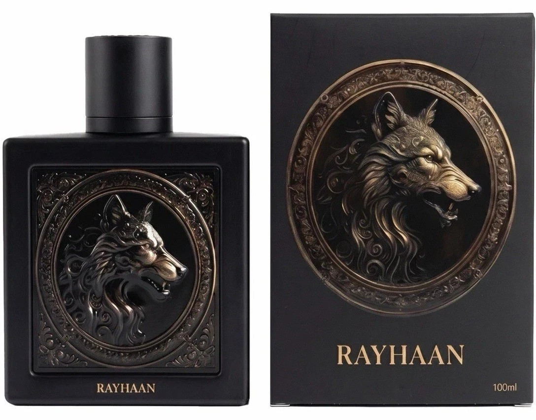 Rayhaan Wolf Eau De Parfum 100ml Men’s Spicy Woody Fragrance
