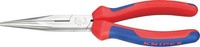 Knipex Flachrundzange Mit Schneide Radiozange 200Mm Atramentiert 26 11 200