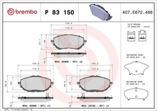 Bremsbelagsatz Vorne Bosch-System für Toyota Auris E18 Kombi VAN Corolla 10-18