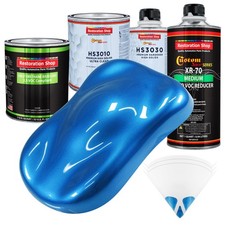 Fiji Blue Metallic Premium Quart Kit Low Voc Urethane Basecoat Auto Paint Kit Fiji Blue Metallic Premium Quart Kit Low Voc Urethane Basecoat Auto Paint Kit