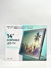 Trexonic 14" Portable Rechargeable LED TV HDMI USB VGA Digital Tuner Blue