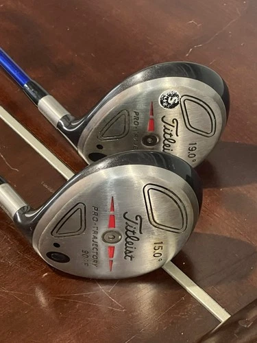 Titleist 904F  15 And 19 Fairway Woods Graphite Design YS-6FW+ S Flex