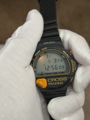 Rare Vintage Seiko Cross Training S610-4000 Men's Digital Sports