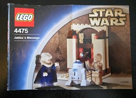 Lego Star Wars: Jabba's Palace Kit Set K4480 - 3 Sets 4476, 4480, & 4475, 100%