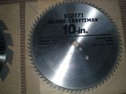 LOT OF 5 - 10 INCH CIRCULAR SAW BLADES VARIOUS CUTS 4 NEW AND 1 USED — photo 6