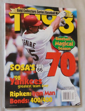 1998 Gold Collectors Series Baseball Magazine Mark McGwire St. Louis Cardinals