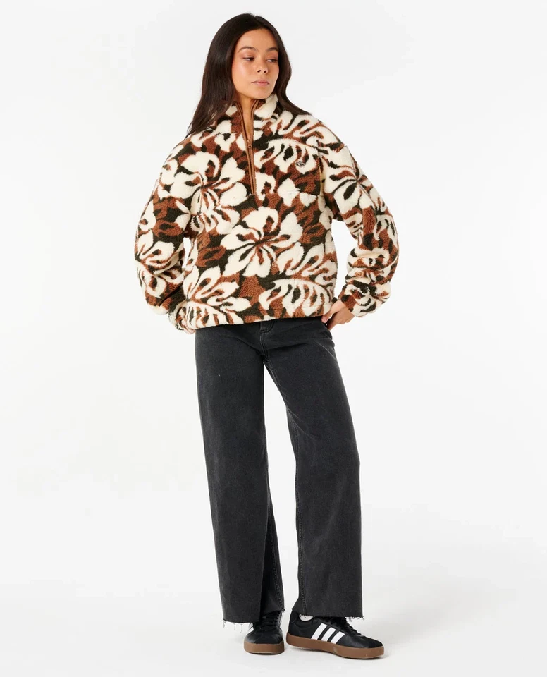 Rip Curl Cala Nights 1/4- Zip Polar Fleece - XL - Neu - Bild 3 von 4