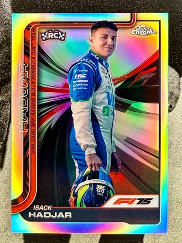 Isack Hadjar (RC) Image Variation IV - 2025 Topps Chrome Formula 1 F1 #12