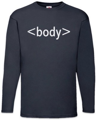 body> Langarm T-Shirt Befehl Computer Software PC Programmierer Command Fun