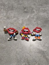 Lot of 3 Vintage TANG LIPS TRIO General Foods Applause Hardees Toys