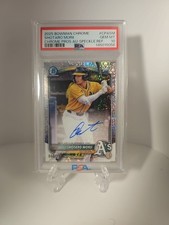 2025 Bowman Chrome Shotaro Morii 1st Auto Speckled Refractor /299 PSA 10