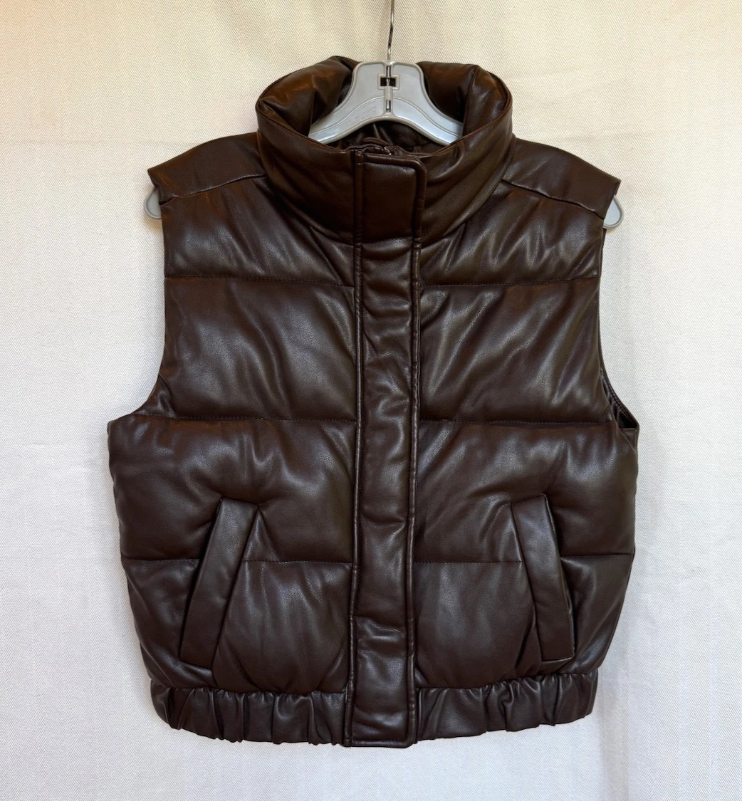 Leather Puffer Vests products for sale | eBay