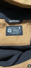 Carhartt Rain Defender Men's Hooded Jacket Relaxed Fit Brown 3XL