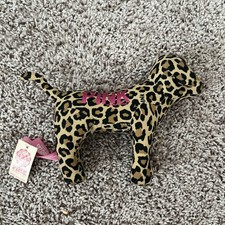 NWT Victorias Secret PINK Plush Camo Love Pink Mini Dog Rare Collectable