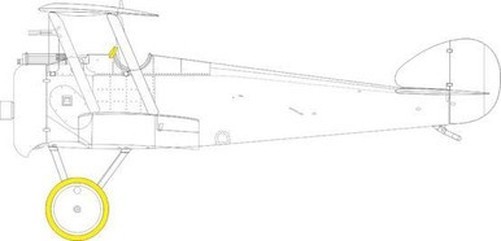 Eduard EX879 1/48 Mask Sopwith Camel for eduard Canopy mask Set