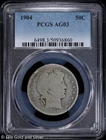 1904 50C Barber Half Dollar PCGS AG 03