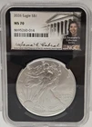 2026 Eagle S$1 MS 70 NGC Hand signed by Anna E. Cabral