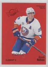2022-23 Skybox Metal Universe PMG Red 98/90 Brock Nelson #6 au7