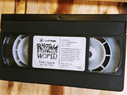 VHS Tape - Up With People - RHYTHM OF THE WORLD VIDEO ALBUM - Picture 10 of 10