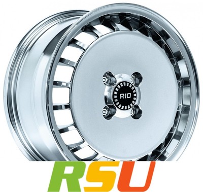 Ronal R10 Turbo poliert 7x15'' ET37 LK4 100 ML 68 Alufelgen 15 Zoll