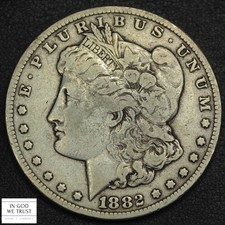 1882 CC Carson City Morgan Silver Dollar $1