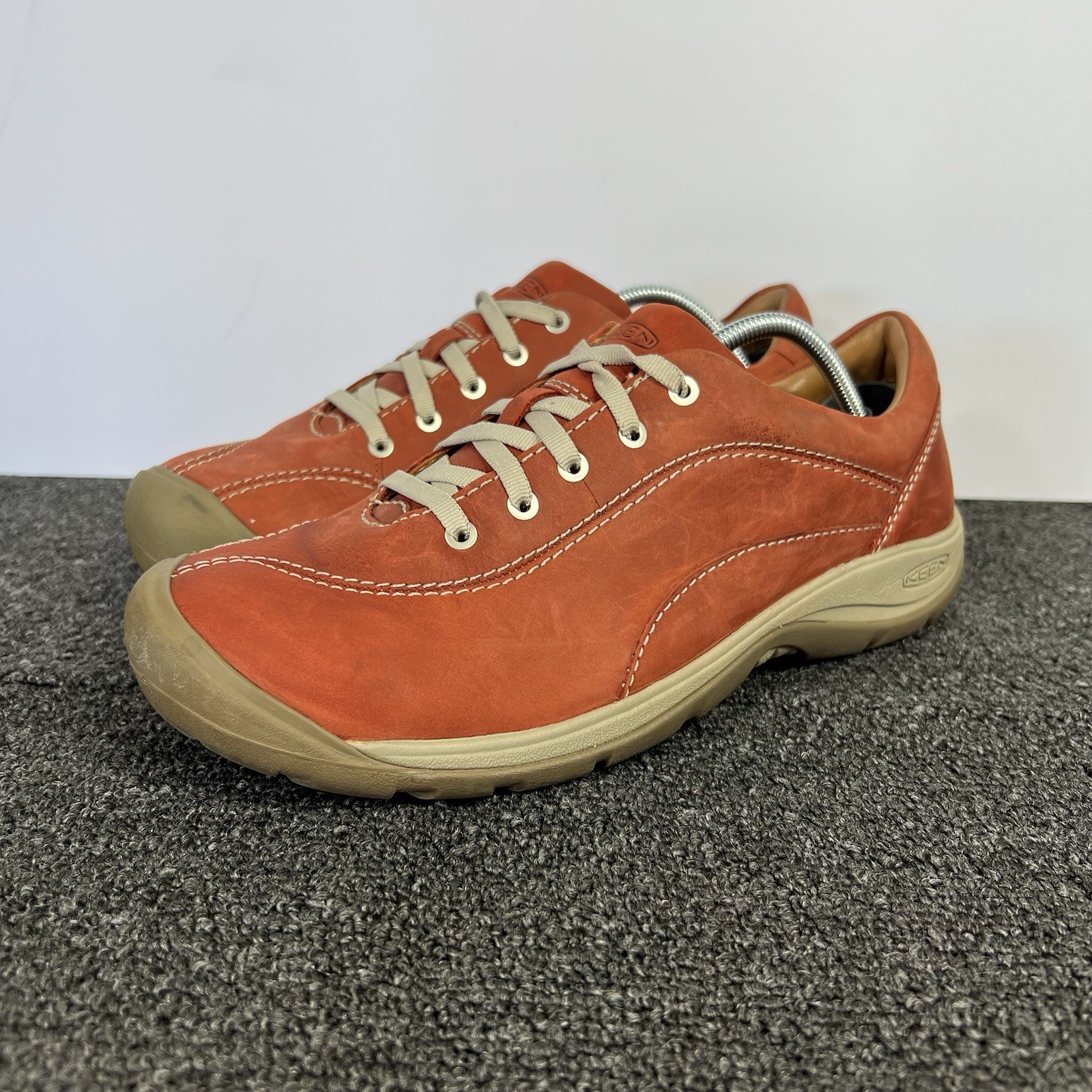 Scarpe da trekking KEEN Red Brick Leather Presidio sneakers donna taglia 10 1018317