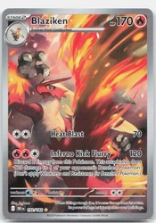 Blaziken 192/182 SV10: Destined Rivals Illustration Rare Holo