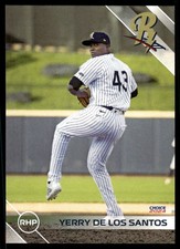 2024 Yerry De Los Santos MiLB Minor League Rookie Scranton/Wilkes-Barre