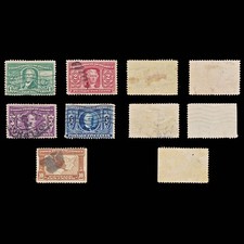 9135: United States of America SG330-334 Set of 4 1904 Sc#323-327 Mi154-158 Used