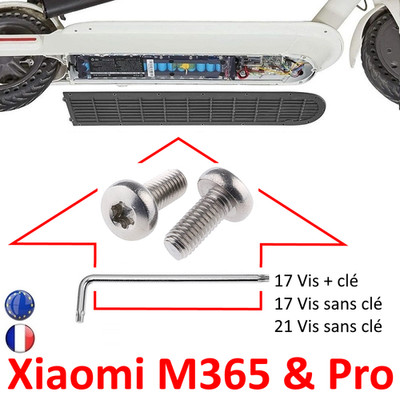 Schrauben Abdeckung Akkudeckel Xiaomi M365, Pro, 2, 1S, Essential - Torx...