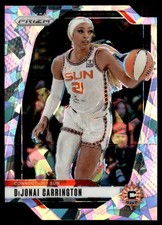 2024-25 Panini Prizm WNBA Cracked Ice DiJonai Carrington Connecticut Sun #118