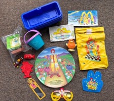Vtg 1980s-90s Lot Of 14 McDonald s Promos Collectibles Toys Plate Figures VGC