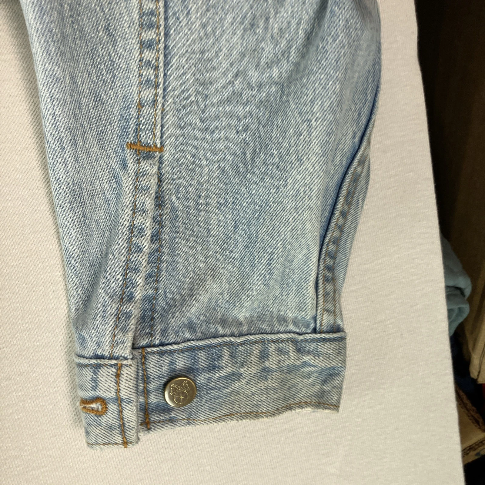 Vintage International Brotherhood Of Teamsters Denim Jacket 3-XL USA Made - product detail image 20