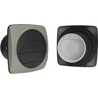 Optimairo N50081 Thermo-AußEngitter LüFtungsgitter RüCkstauklappe, Anthrazit
