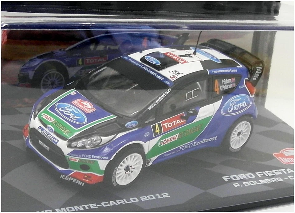 Eaglemoss 1/43 Scale EM01 - Ford Fiesta RS WRC Monte Carlo Rally 2012 - Image 2 of 2