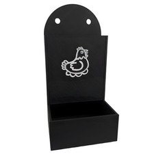 Practical Metal Hanging Feeder for Backyard Chickens Ducks Geese 25x10x10cm