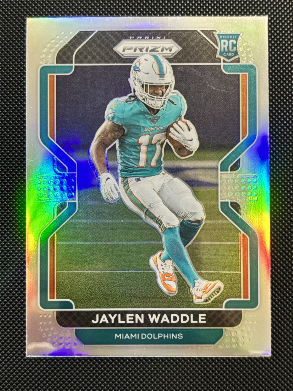 2021 Panini Prizm #338 Jaylen Waddle Rookie Silver Dolphins RC
