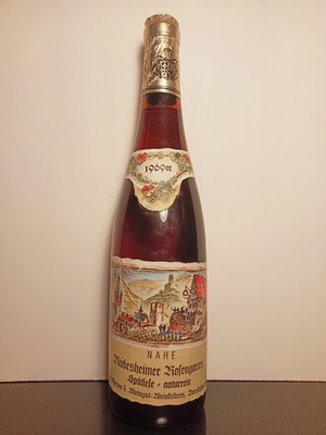 Peter Mertes Rüdesheimer Rosengarten Spätslese 1969 Sammler-Wein: Nahe