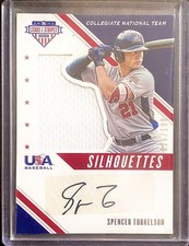 2019 Panini USA Baseball Stars&Stripes Jerseys /199 Spencer Torkelson Auto#P6305