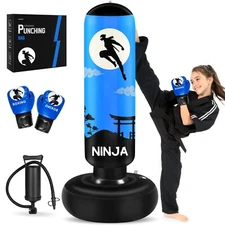 Punching Bag for Kids, Kids Boxing Set with Boxing Gloves 66" Large Inflatabl...