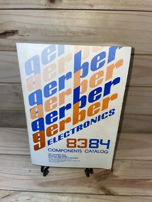 Rare Vntg Gerber Electronics Components Catalog electronics magazine 1982 (A27)