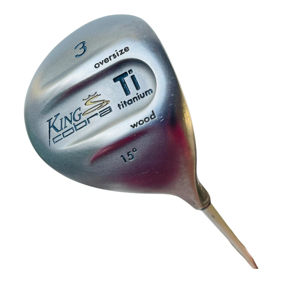 King Cobra Ti Titanium 3 Fairway Wood 15° tamanho grande Harrison grafite feminino 43"R - Imagem 2 de 4