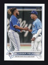 2022 Topps Series 1 #329 VLADIMIR GUERRERO JR. & FRANCO CC CL Slugger Reunion