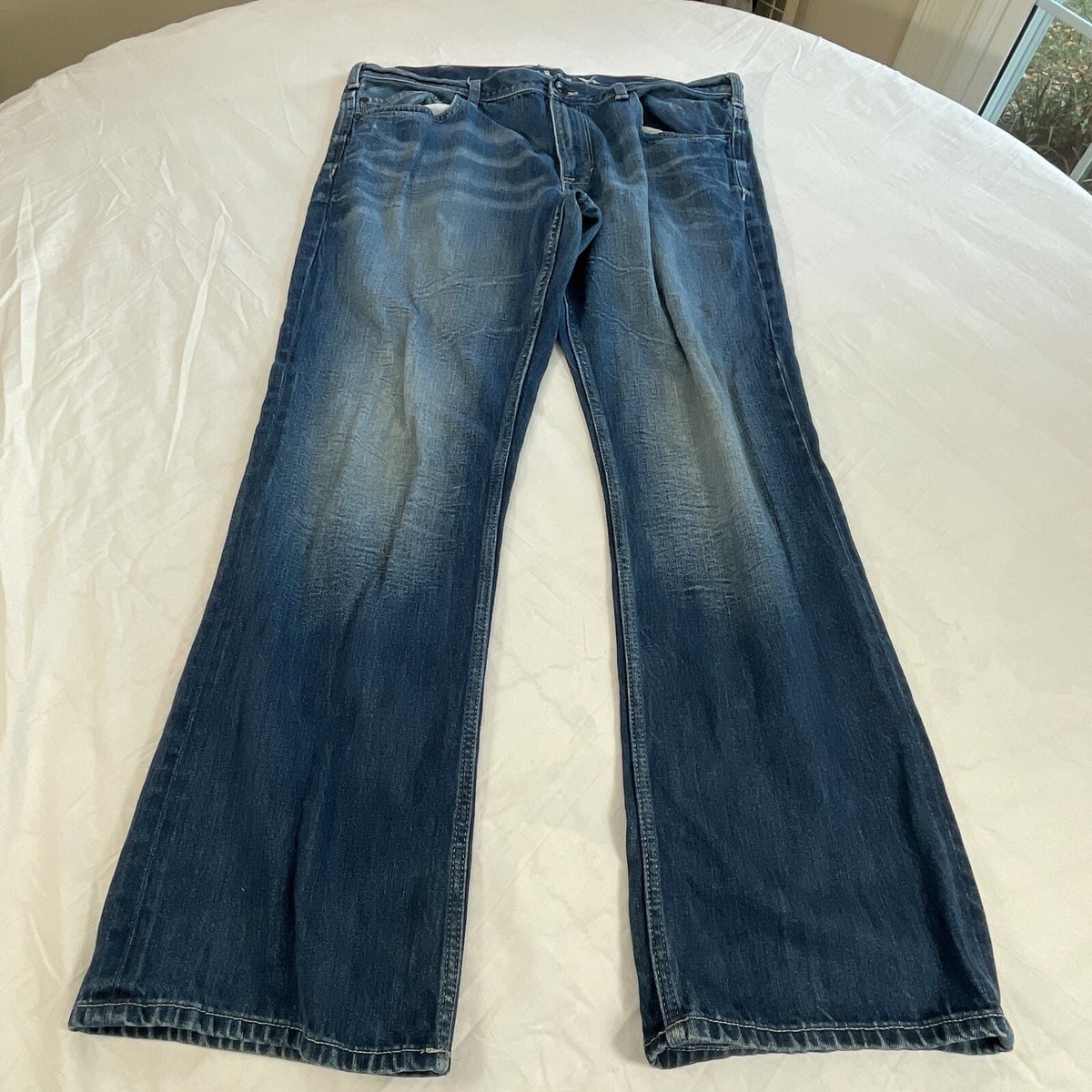 Helix Slim Boot Cut Jeans N56 Blue Men 38x32 | eBay