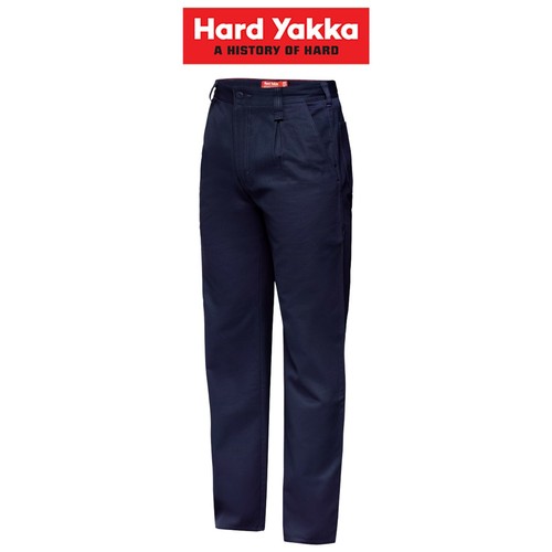 Mens Hard Yakka Cotton Drill Pants 