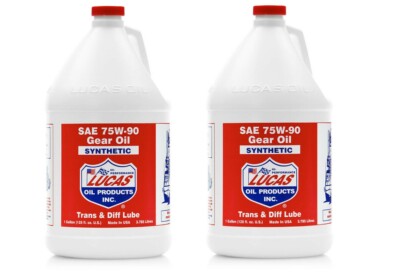 Lucas Oil 10048 Trans & Diff Synthetic SAE 75W-90 Gear Lubricant Oil (2 Gallon)