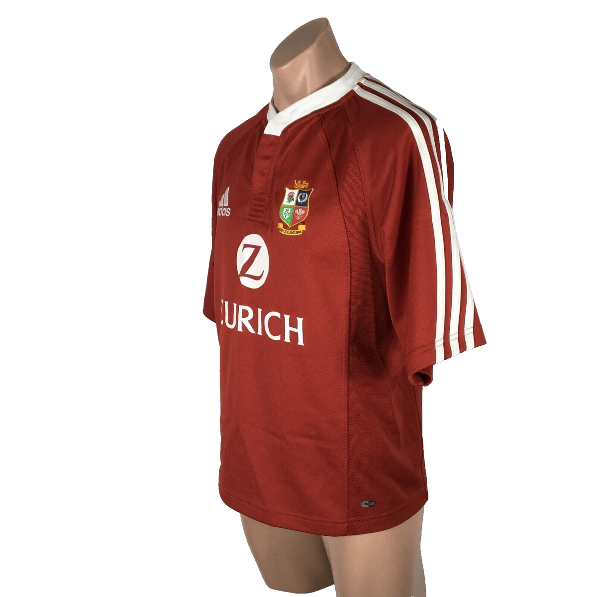 OLD ADIDAS ZURICH ニュージーランド サッカーシャツ 2XL ZURICH New Zealand #11 2005 Adidas ClimaCool Red Soccer