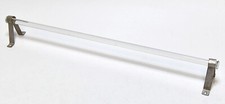 RETRO MCM GLASS TOWEL RACK 17 1/2 INCHES
