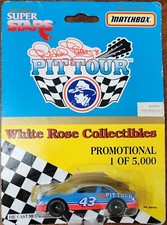 1992 MATCHBOX WHITE ROSE COLLECTIBLES RICHARD PETTY 1/64 PIT TOUR DIECAST 1/5000